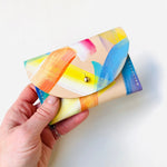 Load image into Gallery viewer, Leather Card Purse - Hand Painted
