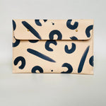 Load image into Gallery viewer, Personalised Handmade Leather A5 Travel / Car Manual Case - Leopard
