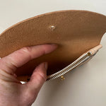 Load image into Gallery viewer, Handmade Leather Zip Purse - Hand Painted Leopard
