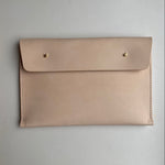 Load image into Gallery viewer, Personalised Handmade Leather A5 Travel / Car Manual Case
