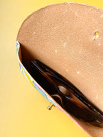 Load image into Gallery viewer, SECONDS Handmade Leather Sunglasses Case - Marbled
