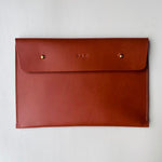 Load image into Gallery viewer, SECONDS - Personalised P.A.D  Handmade Leather A5 Travel / Car Manual Case
