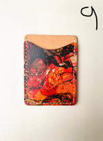 Load image into Gallery viewer, SECONDS- Leather Marbled Card Holder
