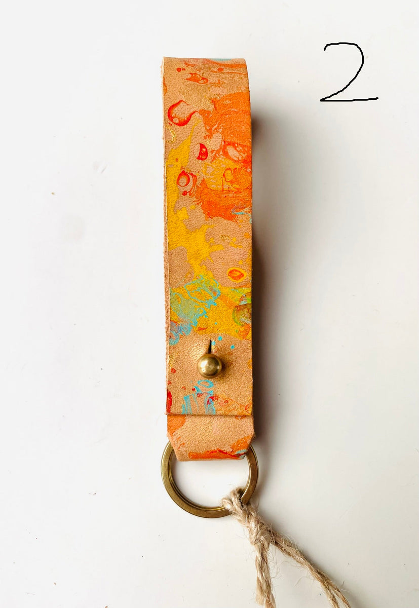 SECONDS Handmade Leather Key Loop – Willow Handmade Leather Shop Designs
