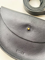 Load image into Gallery viewer, SECONDS - Small Handmade Leather Half Moon Crossbody Bag - Textured
