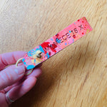 Load image into Gallery viewer, Handmade Leather Marbled Key loop - Personalisation Available
