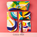 Load image into Gallery viewer, Leather Slim Glass Case - Hand Painted
