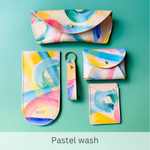 Load image into Gallery viewer, Leather Slim Glass Case - Hand Painted
