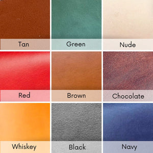 Handmade Leather Personalised Card Purse/Wallet