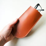 Load image into Gallery viewer, Handmade Leather Glass Case
