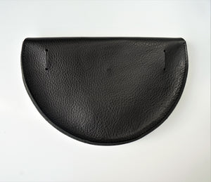 Large Handmade Leather Crossbody Bag - Textured