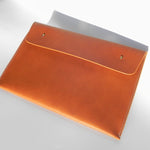 Load image into Gallery viewer, Personalised Handmade Leather Document Case - Whiskey
