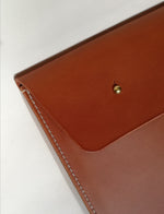 Load image into Gallery viewer, Personalised Handmade Leather Document Holder
