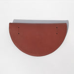 Load image into Gallery viewer, Small Slim Handmade Leather Halfmoon Crossbody Bag - Textured
