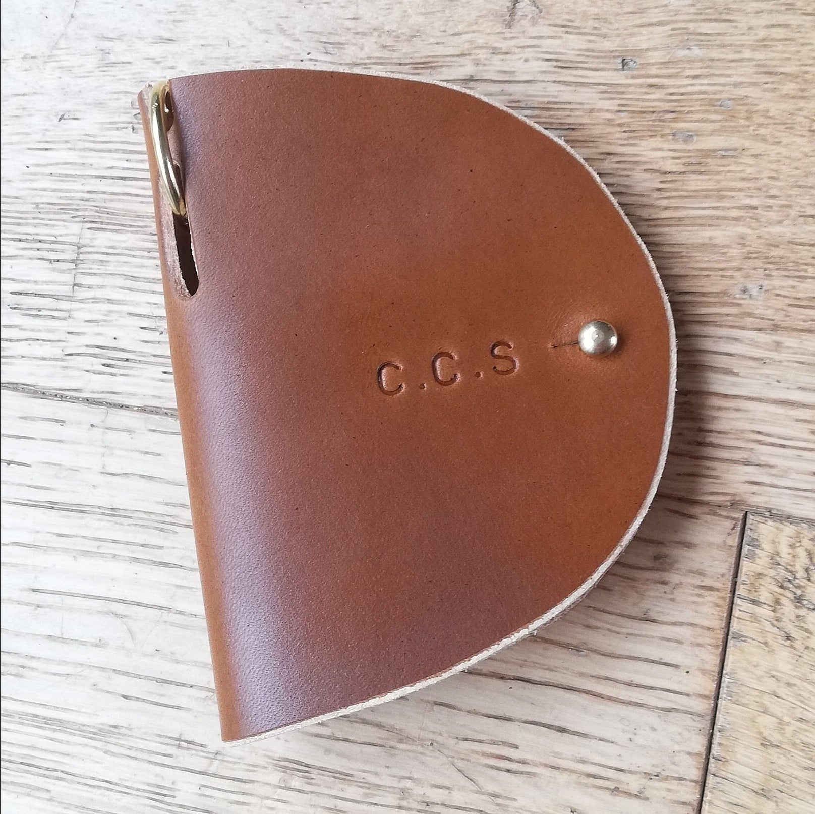 Personalised Handmade Leather Key Case