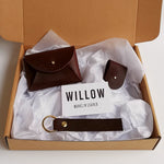 Load image into Gallery viewer, Handmade Leather Personalised Gift Box Set
