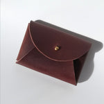 Load image into Gallery viewer, Handmade Leather Personalised Card Purse/Wallet
