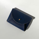 Load image into Gallery viewer, Handmade Leather Personalised Card Purse/Wallet - Hand Painted

