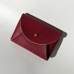 Load image into Gallery viewer, Handmade Leather Personalised Card Purse/Wallet - Hand Painted
