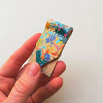 Load image into Gallery viewer, Handmade Marbled Leather Bookmark
