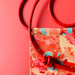 Load image into Gallery viewer, Handmade Leather Marbled Phone Carrier - Personalisation available

