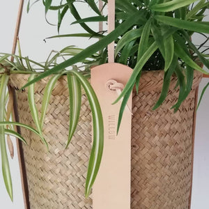 Handmade Leather Plant Hanger - Large