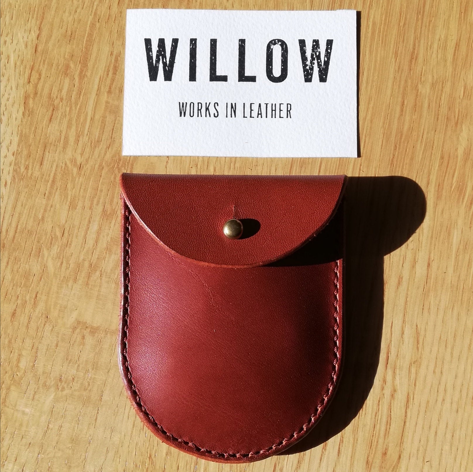 Handmade Leather Coin Pouch