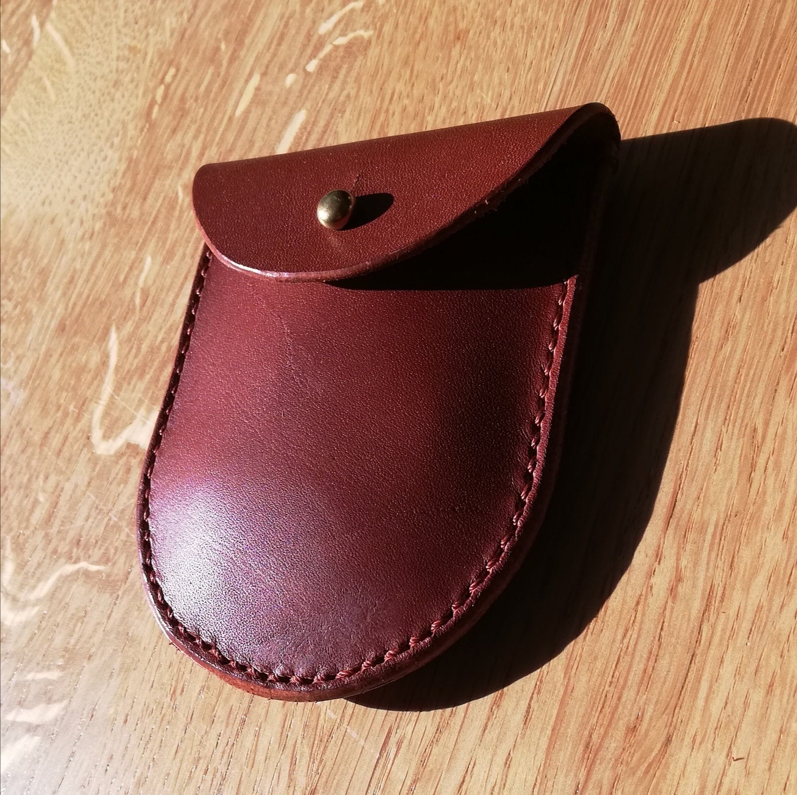 Handmade Leather Coin Pouch