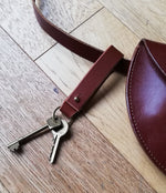 Load image into Gallery viewer, SECONDS - Personalised Handmade Leather Key loop

