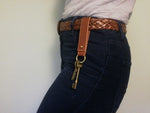 Load image into Gallery viewer, SECONDS - Personalised Handmade Leather Key loop

